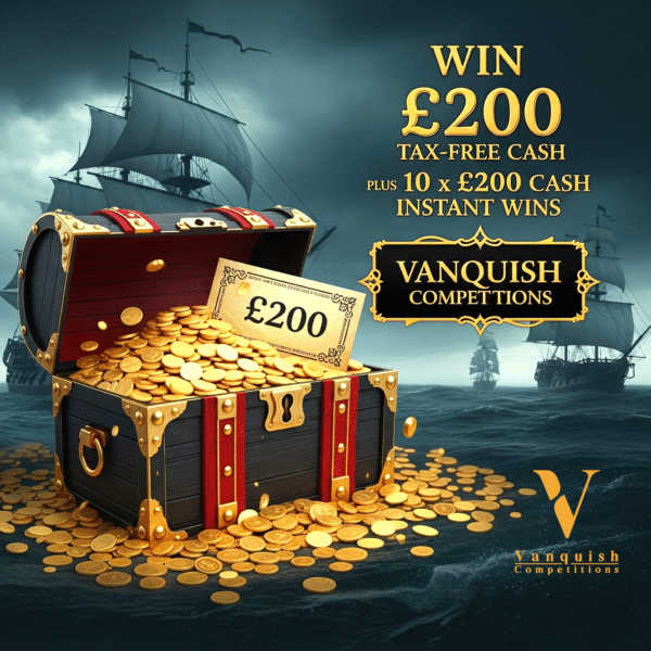 £200 tax free cash plus 10 x £200 cash instant wins