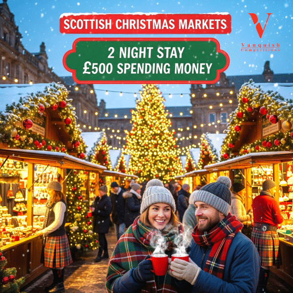 Scottish Christmas markets 2 night stay plus £500 spending money