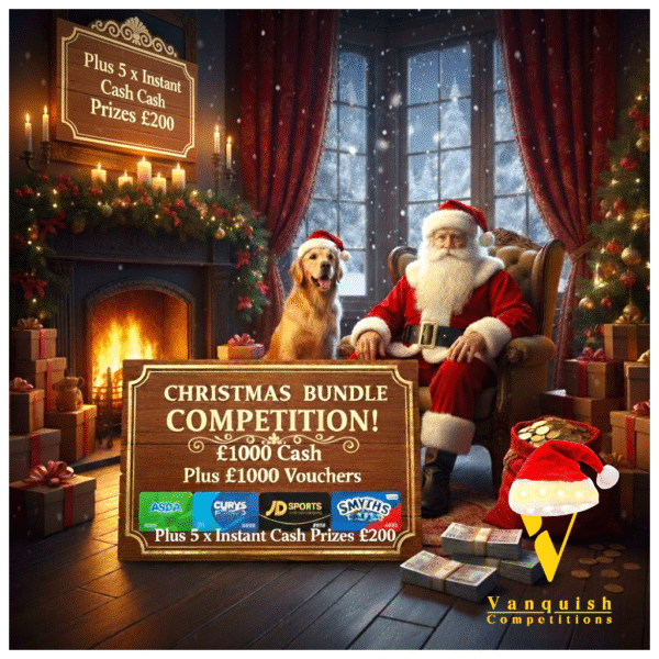 Christmas Bundle £1000 tax-free cash, £1000 vouchers 5 x £200 instant cash
