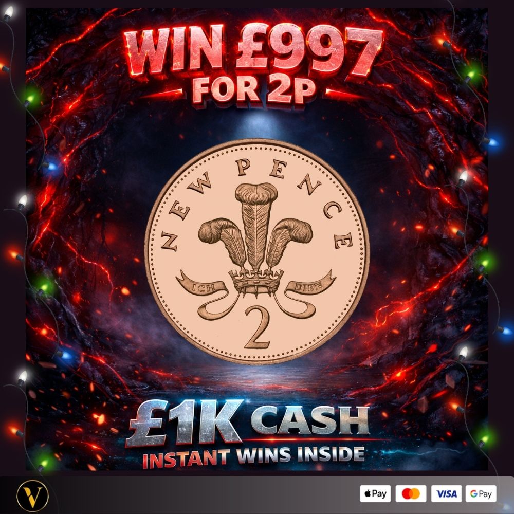 WIN £997 FOR 2P PLUS £1000 IN CASH INSTANT WINS