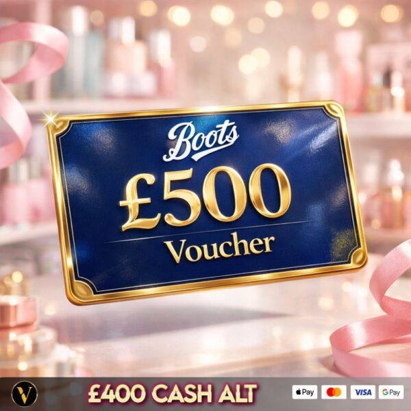 £500 BOOTS VOUCHER
