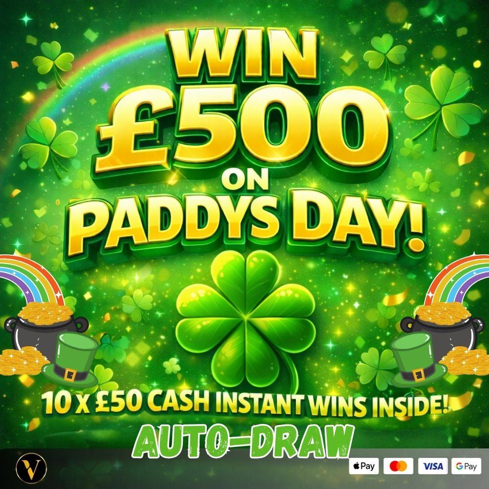 £500 AUTO DRAW PLUS CASH INSTANT WINS