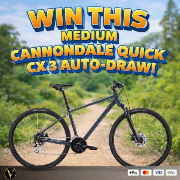 CANNONDALE MEDIUM SIZE QUICK CX 3 AUTO-DRAW