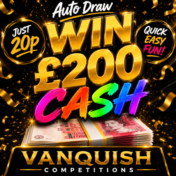 AUTODRAW WIN£200 CASH FOR JUST 20P!